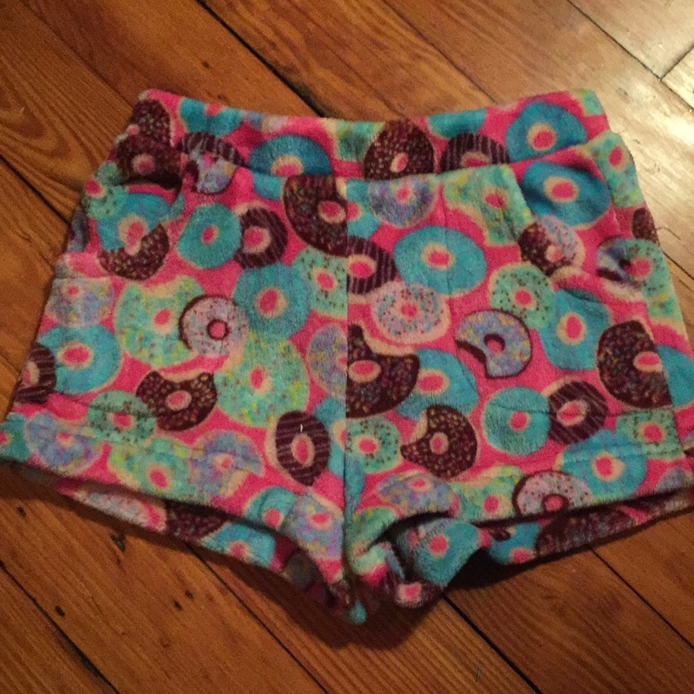 Big Girls Candy Pink Donut Lounge Shorts